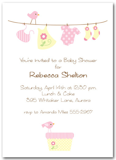 Baby Laundry Pink Shower