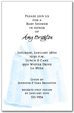 Baby Shower Invitations Elegant Bassinet Blue Birth