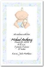 Baby Shower Invitations Babycakes Boy Birth