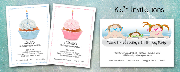 children birthday invitations