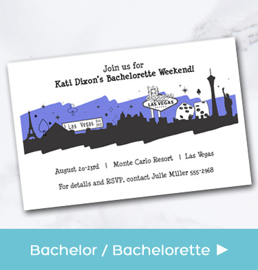Bachelorette and Bachelor Party Invitations