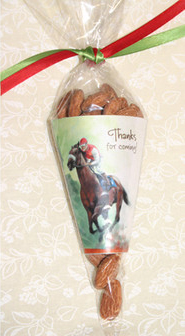 Cello Candy Cones and Ribbons Party Favors - Kentucky Derby Race Horse
