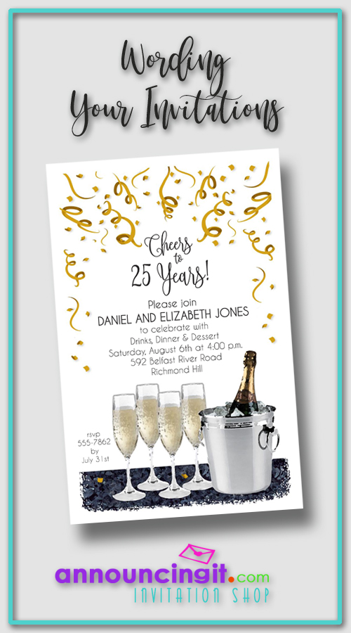 Wording Your Party or Wedding Invitations | Announcingit.com