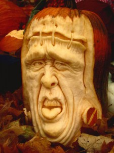 Carved Pumpkin - It's alive!!