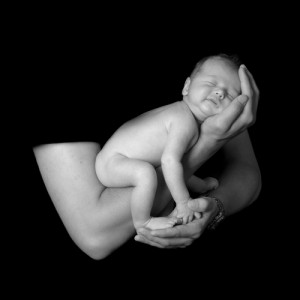 Professional Style Black and White Baby Photos