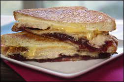 Cranberry Turkey Grilled Cheese Sandwich