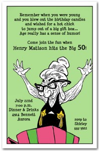 Geezer Surprise Birthday Party Invitation