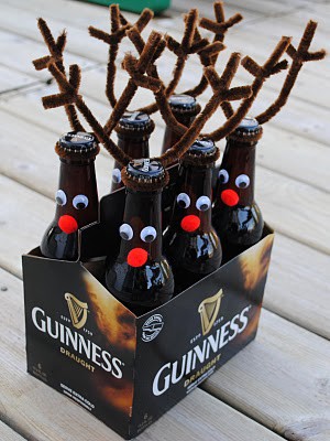 Reindeer Beer Six Pack Decorating