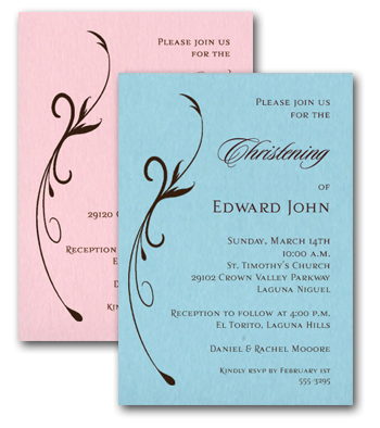 Christening Invitations