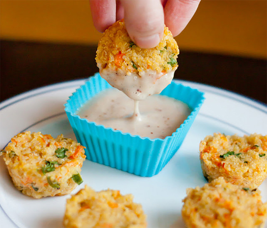 Cheesy Quinoa Bites Recipe