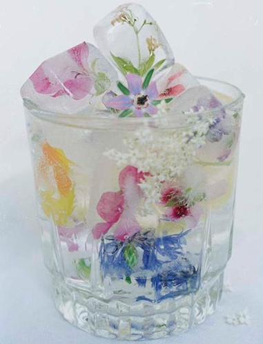 Wildflower Ice Cubes