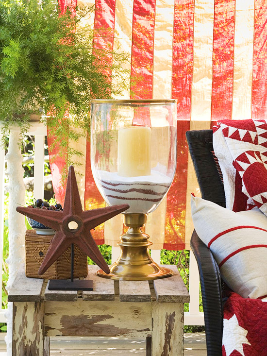 Create this 4th of July Candle Urn
