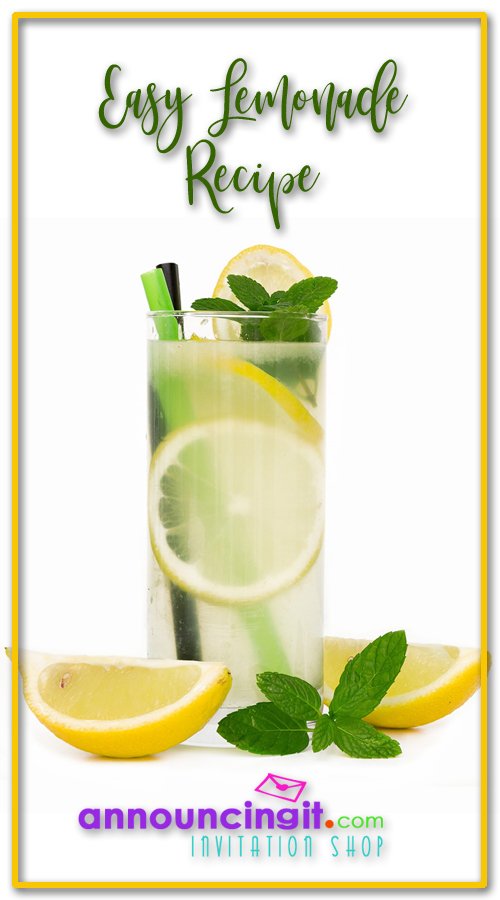Easy Summer Lemonade Recipe | Announcingit.com