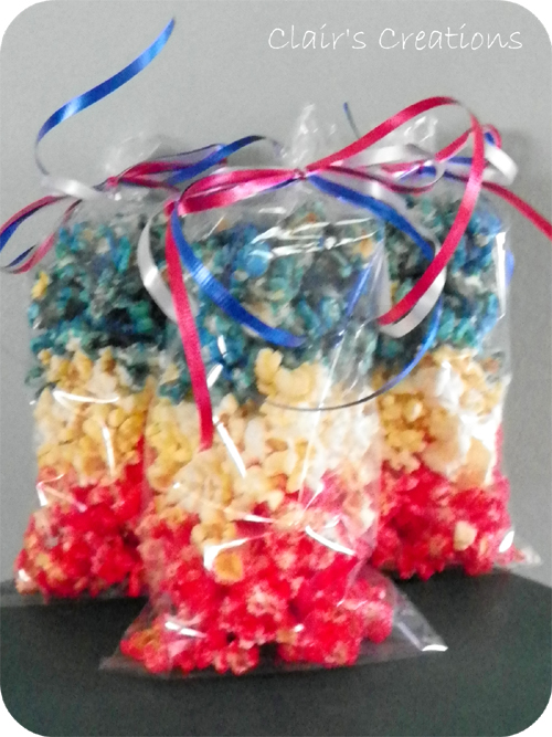Red, White and Blue Popcorn
