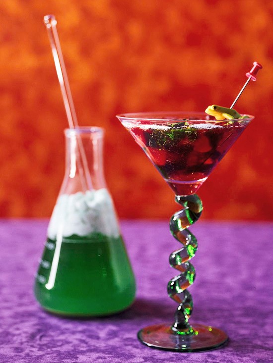 Mad Science Halloween Martini