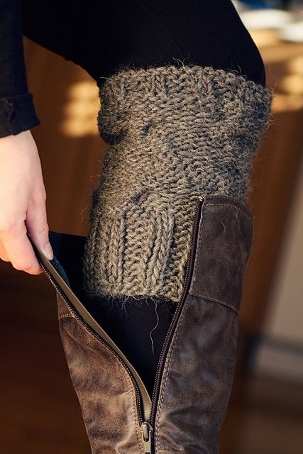 Sweater Sleeve Boot Socks