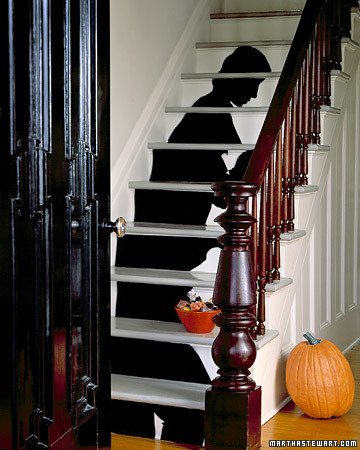 Halloween Staircase Silhouette