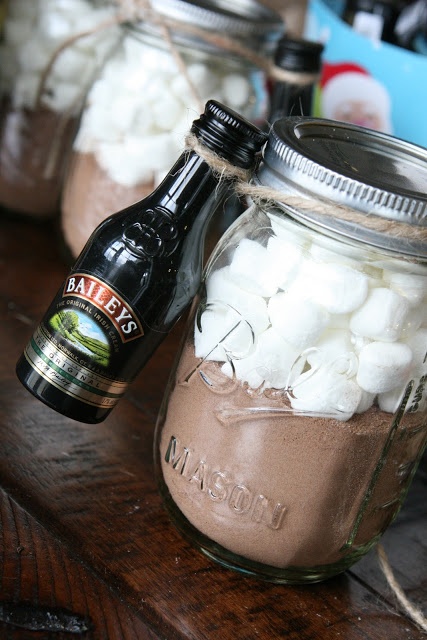 Hot Chocolate and Baileys Holiday Gift