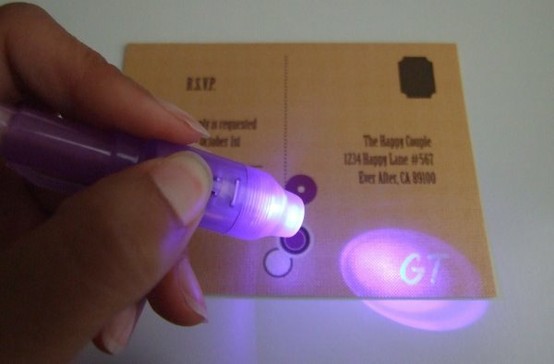 Invisible Ink Pen Makes Tracking RSVPs Easy