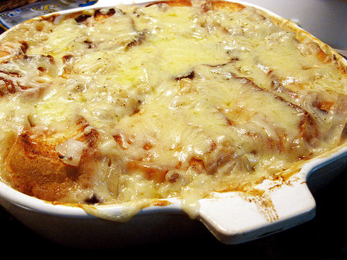 Cheesy Onion Casserole