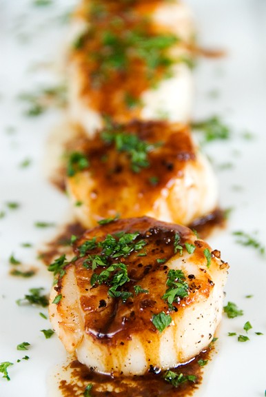 Pan-Seared Scallops