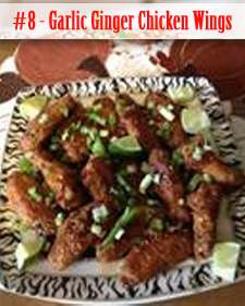 Garlic Ginger Chicken Wings