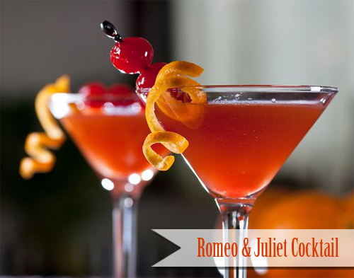 Romeo and Juliet Cocktail Romeo and Juliet Cocktail