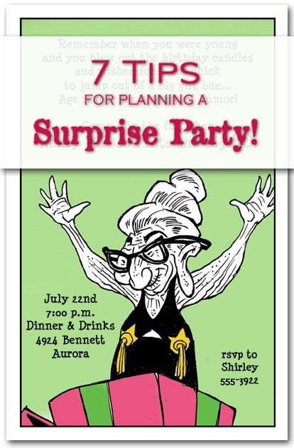 7 Tips for Planning a Surprise Party