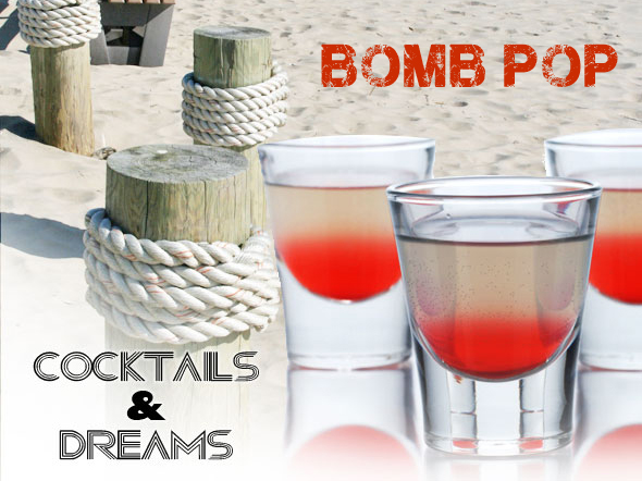 4th of July Bomb Pop Cocktail Recipe