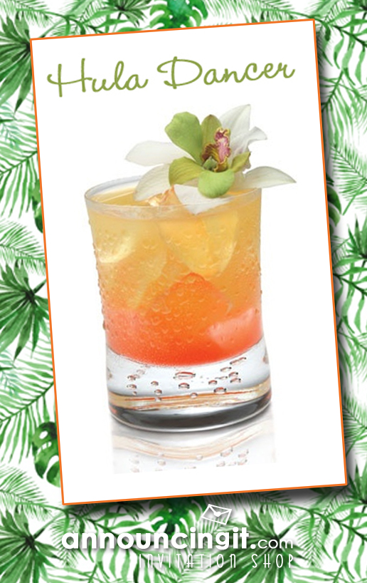 Hula Dancer Cocktail Recipe | Announcingit.com