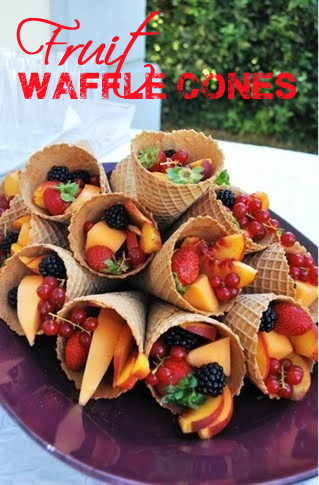 Fruit Waffle Cones