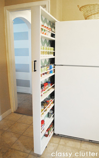 DIY Pull-Out Canned Food Organizer