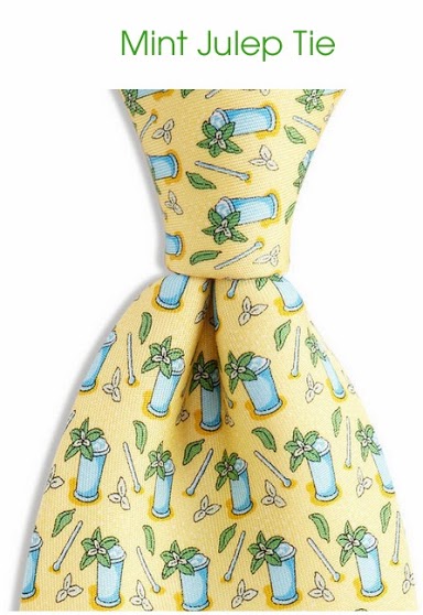 Kentucky Derby Mint Julep Tie