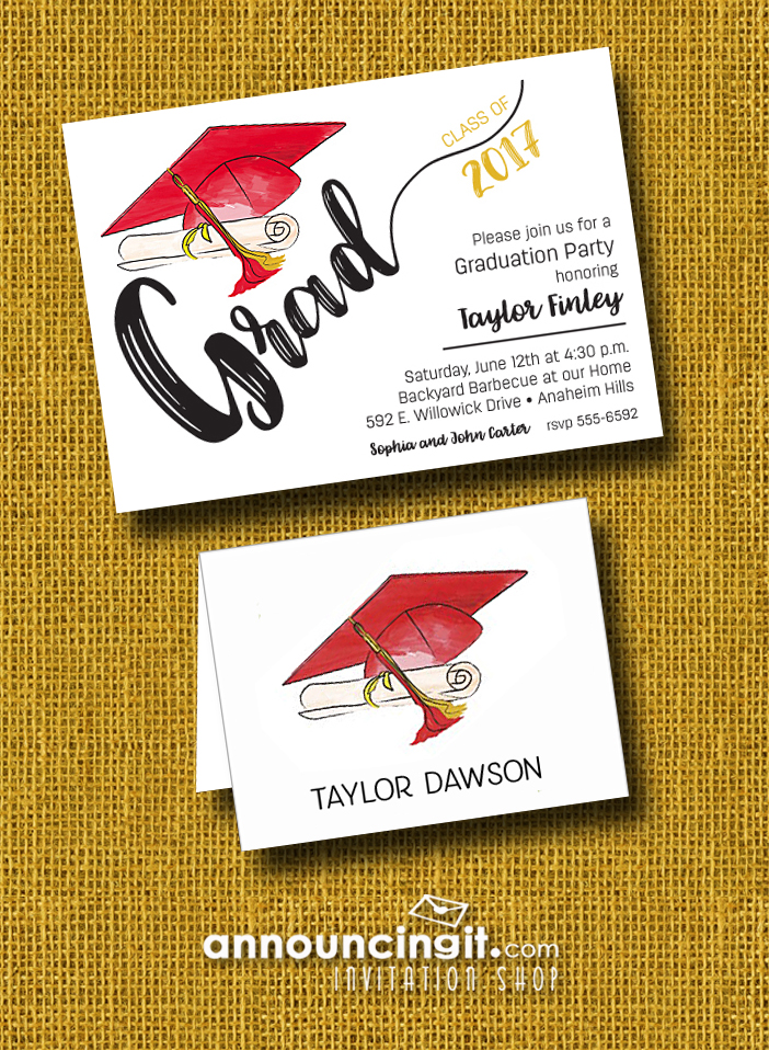 Graduation Announcements and Graduation Party Invitations at Announcingit.com