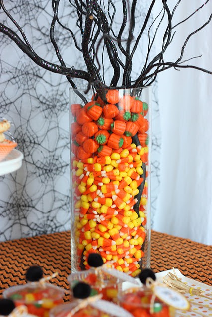 Candy Corn Centerpiece Candy Corn Centerpiece