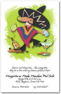 Senor Margarita Invitation Senor Margarita Invitation