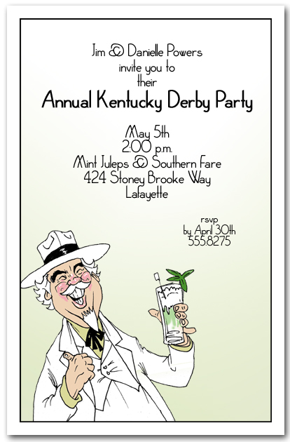 Southern Hospitality Kentucky Derby Party Invitations Southern Hospitality Kentucky Derby Party Invitations