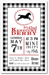 Black Check Horse & Laurel