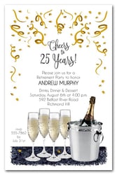Champagne Bucket  Party Invitations