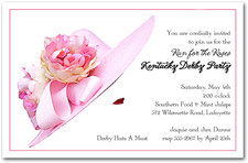 Floral Pink Derby Hat
