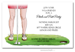 Lady's Golf Day Invitations