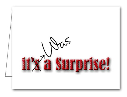 Note Cards: Red Dot Surprise Party