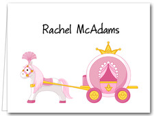 Note Cards: Pink Princess Carriage