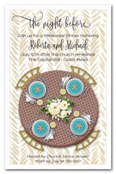 Tiffany Blue & Brown Table