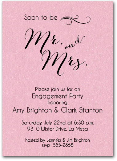 mr and mrs wedding invitation address shimmery pink mr mrs engagement invitations mr and mrs wedding invitation address shimmery pink mr mrs engagement invitations