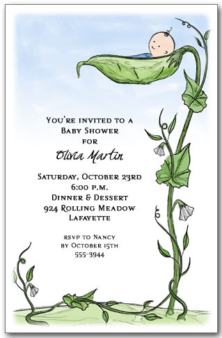 Boy Peapod Baby Shower