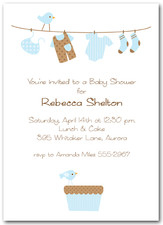 Baby Laundry Blue Shower