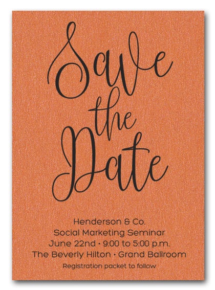 Orange Business Save the Date