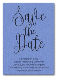 Blue Business Save the Date