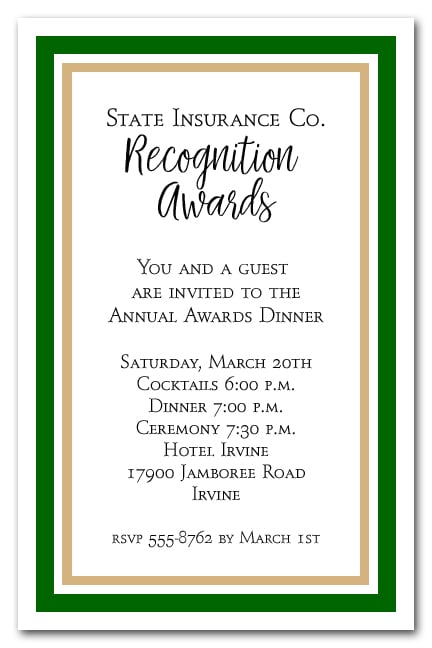 rewards and recognition invitation wordings